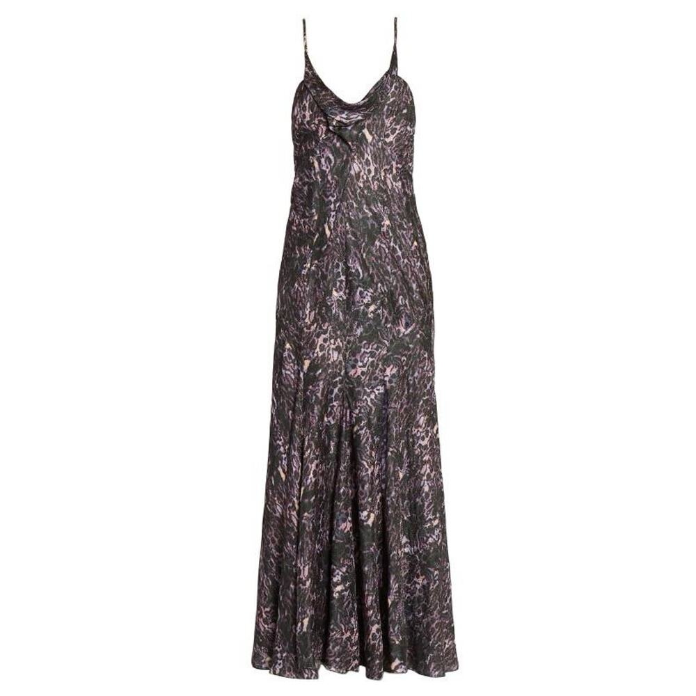 ISABEL MARANT Manelia Animal-Print Sleeveless Maxi Dress NWT FR 38 US 6